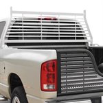 HEADACHE RACK-CHEVY - GMC - RAM - F150 FLAT IRON WHITE