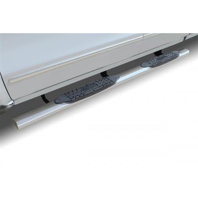 4" OVAL CHEVY / GMC DOUBLE CAB 1500 (99-18) 2500 / 3500 (99-19) STAINLESS