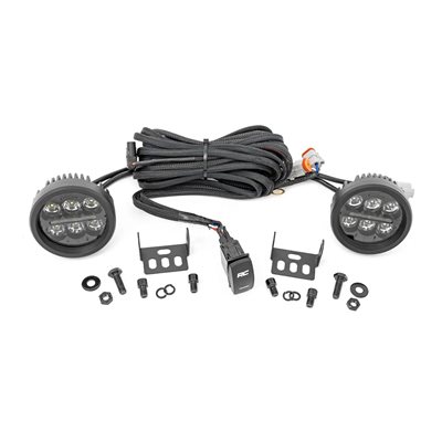 RC ROUND 3.5" LED LIGHT (PAIR) AMBER DRL