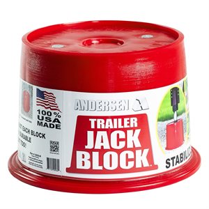 TRAILER JACK BLOCK (1PC) ROUND